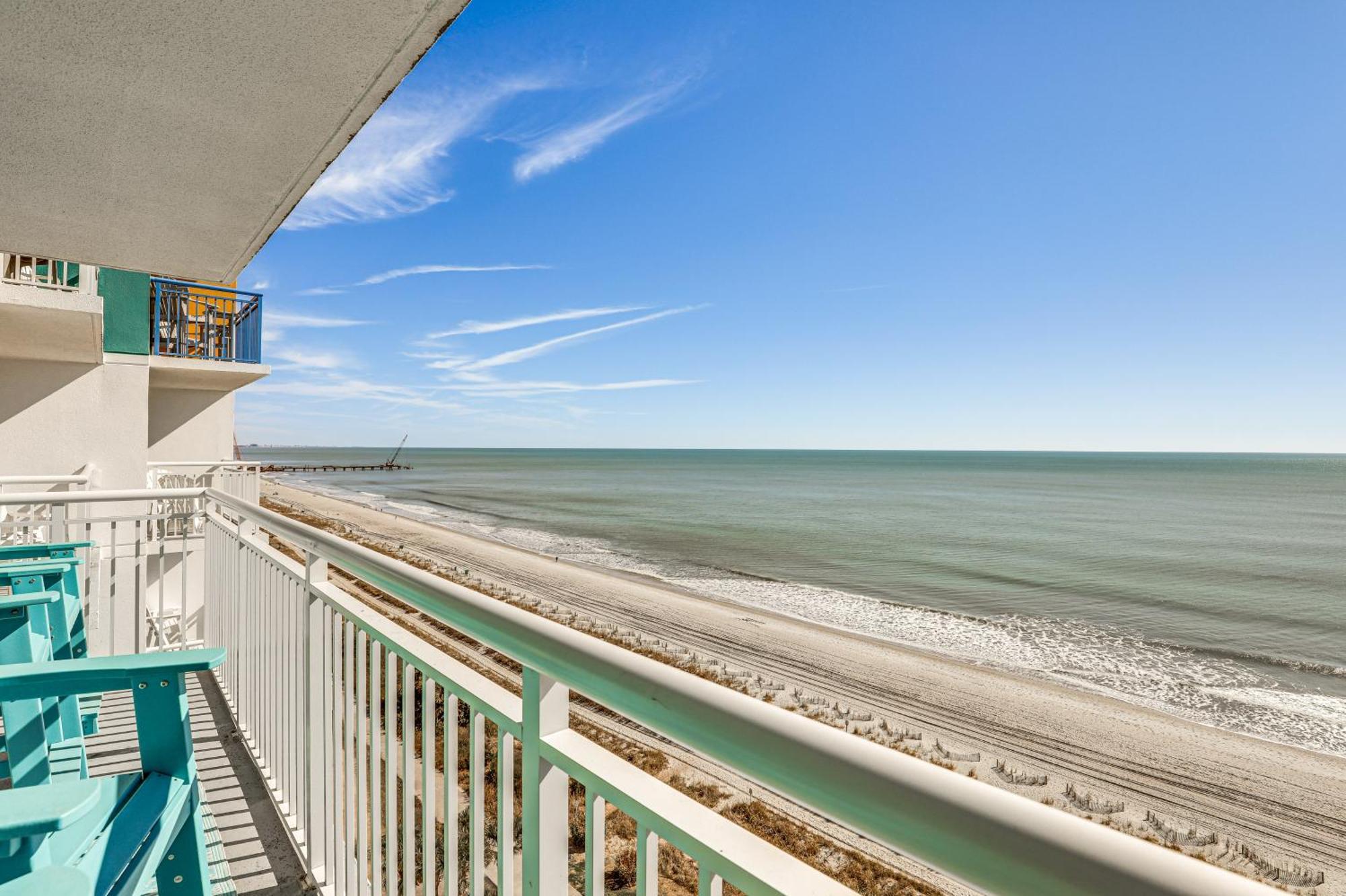 Oceanfront Condo With Huge Balcony Walk To Skywheel Myrtle Beach Exterior foto